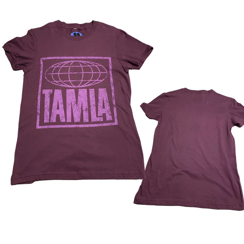Purple Tamla Motown Soul Cotton T Shirt Tee USA Made / Women’s Small